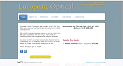 Desktop Screenshot of europeanopticalcorp.com